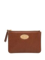 Mulberry porte-monnaie en cuir grainé - Marron