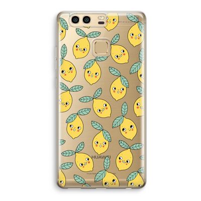 Citroenen: Huawei P9 Transparant Hoesje
