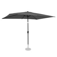 VONROC Premium Parasol Rapallo 200x300cm – Duurzame parasol - Kantelbaar – UV werend doek - Grijs – Incl. beschermhoes - thumbnail