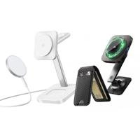 MagSafe Charging Bundle for Home, Car & Work with Magnetic Wallet - EU Plug