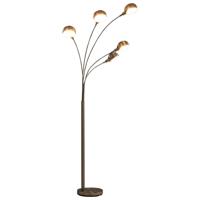 VidaXL Lamp staand 5xe14 200 cm zilverkleurig