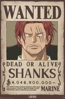 Poster One Piece Wanted Shanks 61x91,5cm