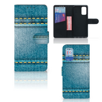 Samsung Galaxy A32 4G Wallet Case met Pasjes Jeans