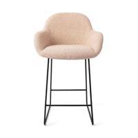 Jesper Home Kushi barkruk H65 Flax Relax slide black