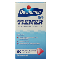 Tiener boost 12+ aardbei 60 Tabletten
