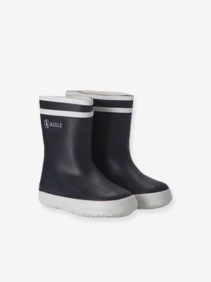 Regenlaarzen voor jongensbaby's Baby Flac AIGLE® marineblauw