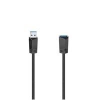 Hama USB 3.0 VERLENGKABEL 1.50M Kabel Zwart