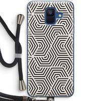 Magic pattern: Samsung Galaxy A6 (2018) Transparant Hoesje met koord