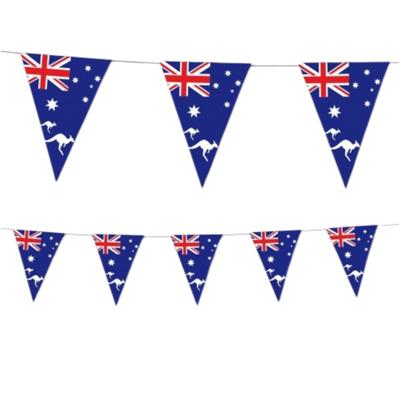 Australie vlaggetjes vlaggenlijn slinger - 350 cm - papier - landen versiering - Feestartikelen Australie vlaggetjes vlaggenlijn slinger - 350 cm - papier - landen versiering - Feestartikelen