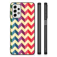 Samsung Galaxy A23 Back Case Zigzag Multi Color