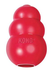 Kong classic rood (MEDIUM 5,5X5,5X9 CM)