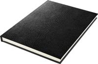 Kangaro k-5320 schetsboek a5 creme 120gr blanco papier, 140 blz hard cover zwart