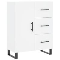 The Living Store Dressoir - Klassiek Wit - 69.5 x 34 x 90 cm - thumbnail