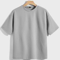 Bon&Bon Modomio Heren Oversized T-Shirt - Grijs - Drop Shoulder Grijs / M