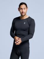 Poederbaas Thermoshirt Merinowol Heren Zwart-XL