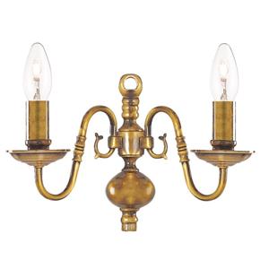 Searchlight Messing wandlampFlemish - 1019-2AB