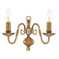 Searchlight Messing wandlampFlemish - 1019-2AB