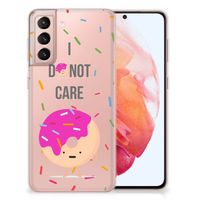 Samsung Galaxy S21 Siliconen Case Donut Roze