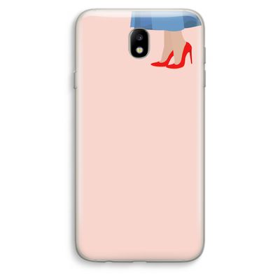 High heels: Samsung Galaxy J7 (2017) Transparant Hoesje