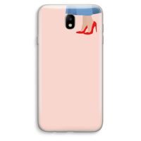 High heels: Samsung Galaxy J7 (2017) Transparant Hoesje