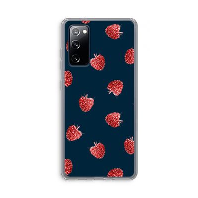 Framboosjes: Samsung Galaxy S20 FE / S20 FE 5G Transparant Hoesje