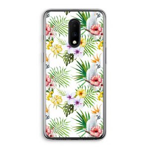 Gele kuif: OnePlus 7 Transparant Hoesje