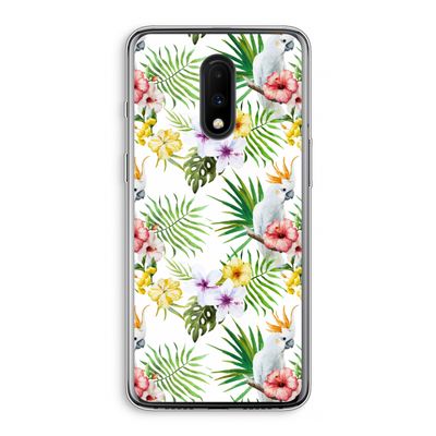 Gele kuif: OnePlus 7 Transparant Hoesje