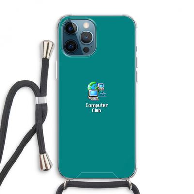 Win98: iPhone 12 Pro Max Transparant Hoesje met koord