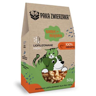 PAKA ZWIERZAKA Samo Mięsko Shrimps - traktatie voor hond - 70g