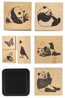 HEMA Stempelset 8-delig Panda - thumbnail