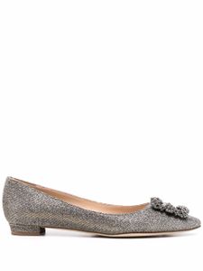 Manolo Blahnik ballerines Hangisi - Argent