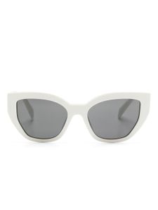 Prada Eyewear lunettes de soleil à monture papillon - Blanc