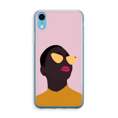 Yellow glasses: iPhone XR Transparant Hoesje