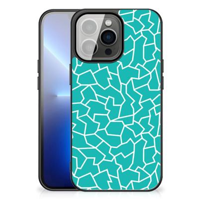 iPhone 13 Pro Max Leuk Telefoonhoesje Cracks Blue