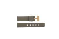Horlogeband Diesel DZ5534 Glad leder Beige 20mm