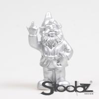 Stoobz Design Stoobz kabouter f*ck you zilver 10cm
