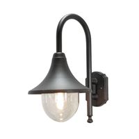 Konstsmide Bari 7237-750 Buitenlamp (wand) Spaarlamp, LED E27 75 W Zwart - thumbnail