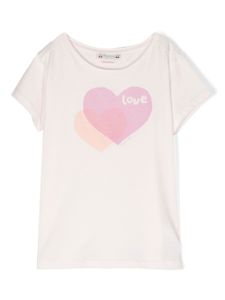 Bonpoint t-shirt Alcala à imprimé cœur - Rose