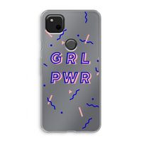 GRL PWR: Google Pixel 4a Transparant Hoesje