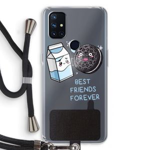 Best Friend Forever: OnePlus Nord N10 5G Transparant Hoesje met koord