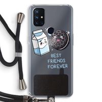 Best Friend Forever: OnePlus Nord N10 5G Transparant Hoesje met koord