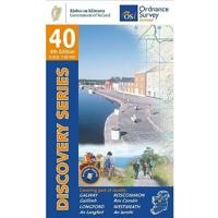 Topografische kaart - Wandelkaart 40 Discovery Galway, Longford, Roscommon, Westmeath | Ordnance Survey Ireland