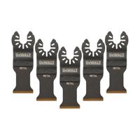 DeWALT DT20727 Multitool Titanium Zaagblad BiM tbv Metaal 31x43mm VE=5 DeWALT DT20727 Multitool Titanium Zaagblad BiM tbv Metaal 31x43mm VE=5