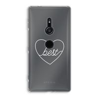 Best heart pastel: Sony Xperia XZ2 Transparant Hoesje