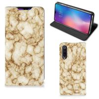 Xiaomi Mi 9 | Standcase | Marmer Goud
