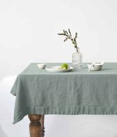 Linen Tales - linnen tafelkleed - green milieu - 250 x 140 cm - thumbnail