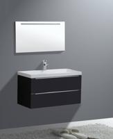 Badmeubel Senza 80 Hoogglans Antraciet