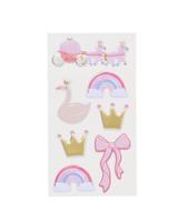 HEMA Bolle stickers prinses - 7 stuks (roze)