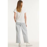 MSCH Copenhagen T-shirt Alva met logo wit - thumbnail