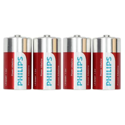 Philips LR14 C batterijen - 4x stuks - Alkaline Power